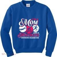 Im A Mom And A Triathlete Triathlon Cute Gift Kids Sweatshirt thumb 0