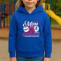 Im A Mom And A Triathlete Triathlon Cute Gift Kids Hoodie thumb 3