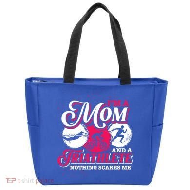 Im A Mom And A Triathlete Triathlon Cute Gift Tote Bag