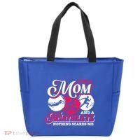 Im A Mom And A Triathlete Triathlon Cute Gift Tote Bag thumb 0