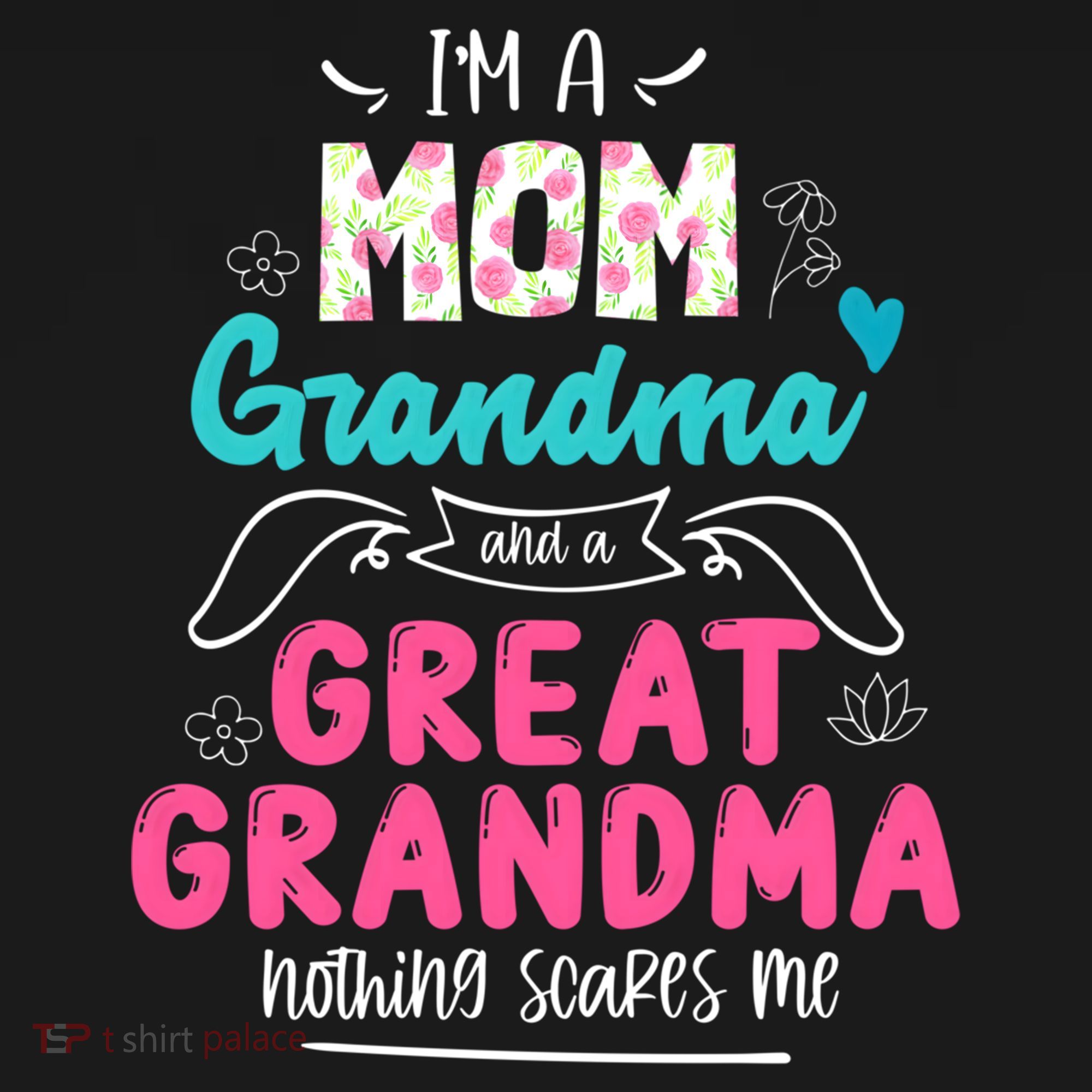 I'm A Mom Grandma And Great Grandma Gift Funny Grandma Gift Women's Hoodie
