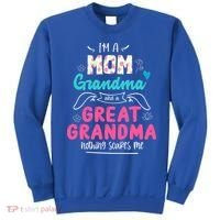 I'm A Mom Grandma And Great Grandma Gift Funny Grandma Gift Sweatshirt thumb 0