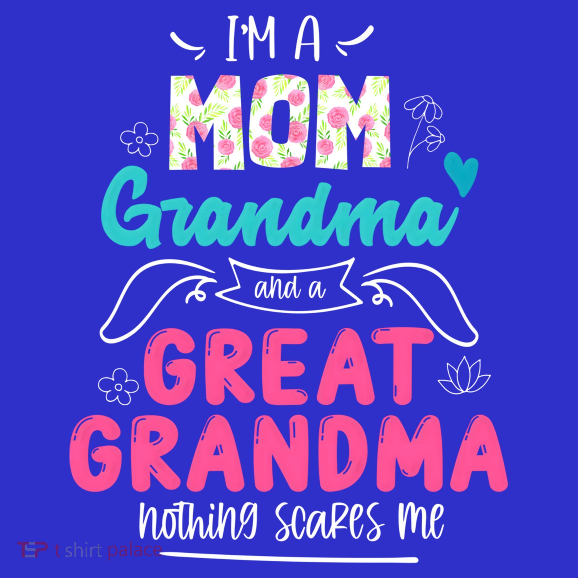 I'm A Mom Grandma And Great Grandma Gift Funny Grandma Gift T-Shirt