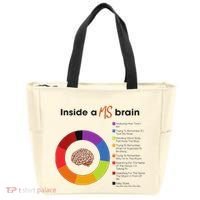 Inside A Ms Brain Multiple Sclerosis Awareness Tote Bag thumb 0