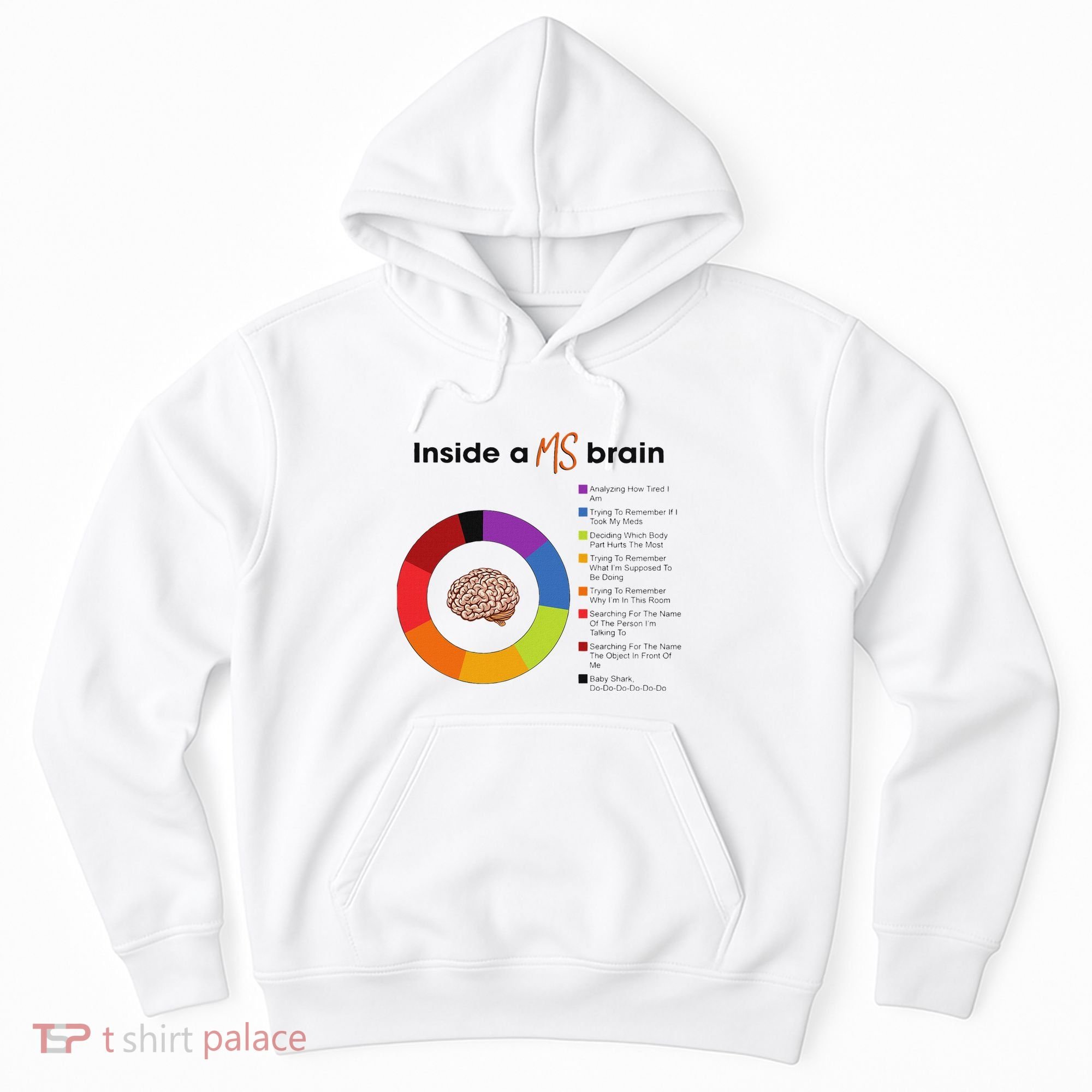 Inside A Ms Brain Multiple Sclerosis Awareness Hoodie