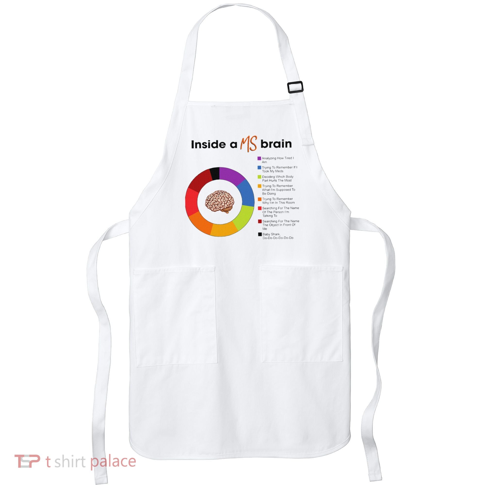 Inside A Ms Brain Multiple Sclerosis Awareness Apron