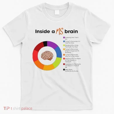 Inside A Ms Brain Multiple Sclerosis Awareness T-Shirt