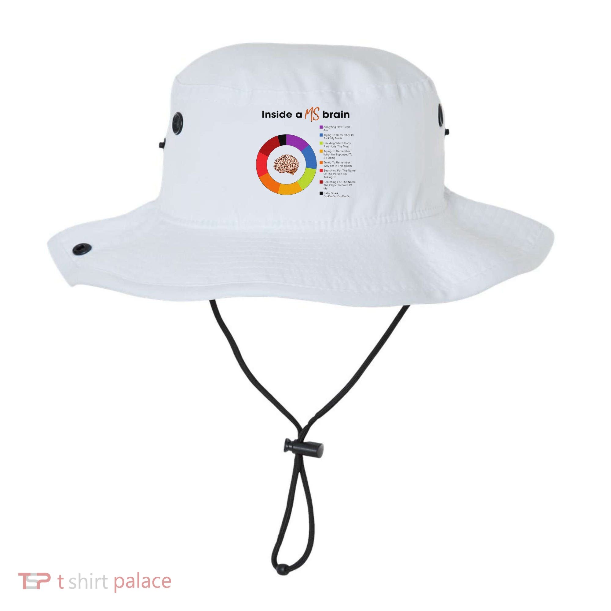 Inside A Ms Brain Multiple Sclerosis Awareness Bucket Hat