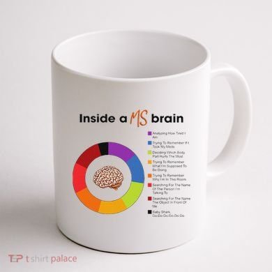 Inside A Ms Brain Multiple Sclerosis Awareness Coffee Mug back