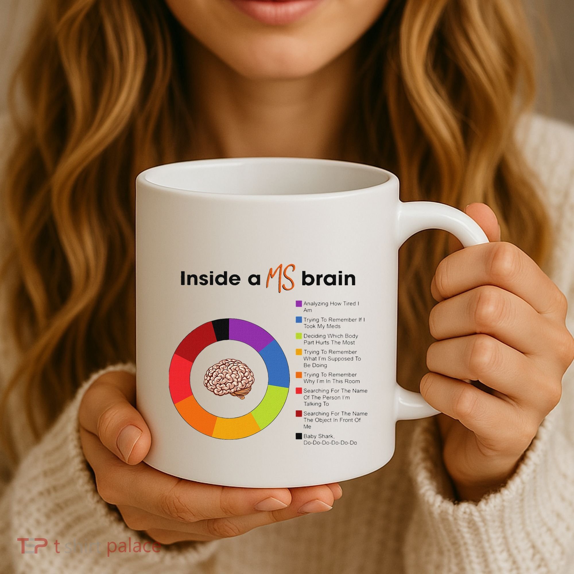 Inside A Ms Brain Multiple Sclerosis Awareness Coffee Mug