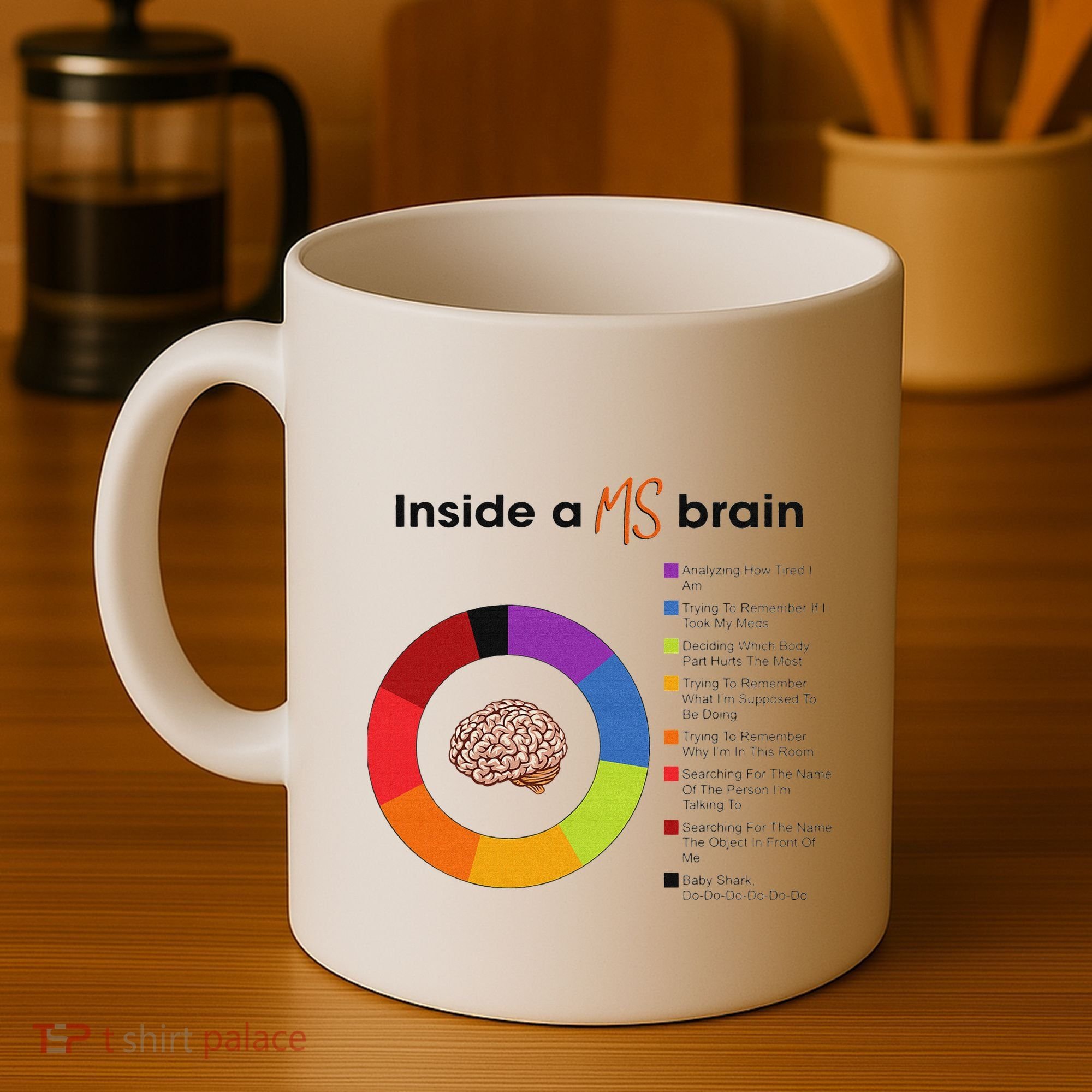 Inside A Ms Brain Multiple Sclerosis Awareness Coffee Mug