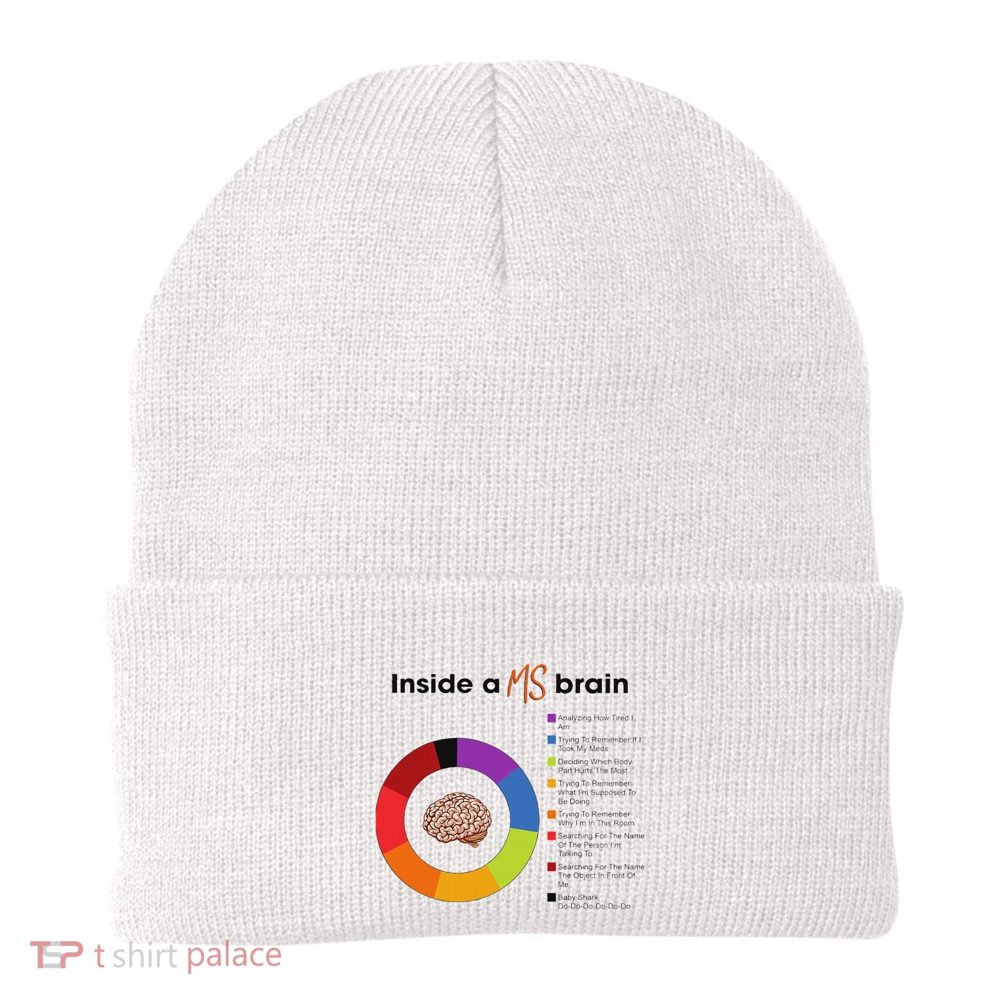 Inside A Ms Brain Multiple Sclerosis Awareness Beanie