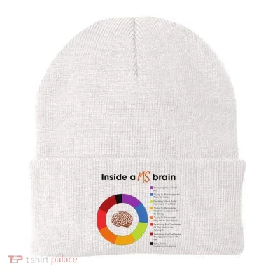 Inside A Ms Brain Multiple Sclerosis Awareness Beanie