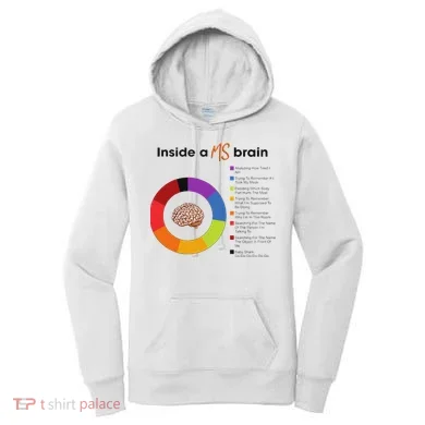 Inside A Ms Brain Multiple Sclerosis Awareness Women's Hoodie