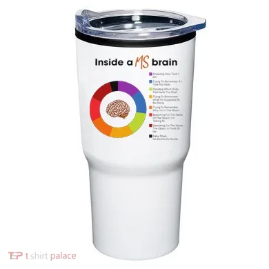 Inside A Ms Brain Multiple Sclerosis Awareness Tumbler