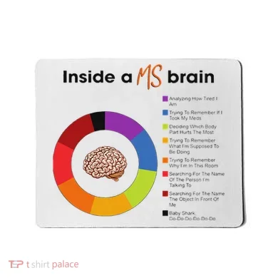 Inside A Ms Brain Multiple Sclerosis Awareness Mousepad