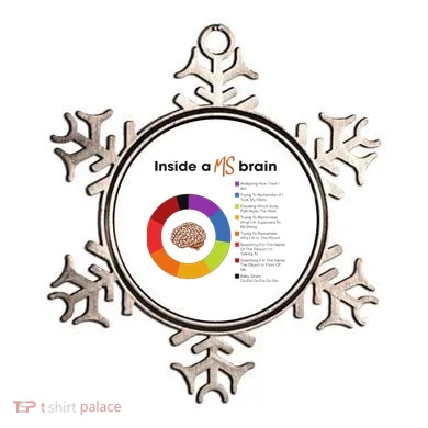 Inside A Ms Brain Multiple Sclerosis Awareness Ornament