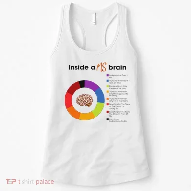 Inside A Ms Brain Multiple Sclerosis Awareness Women's Tank Top