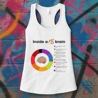 Inside A Ms Brain Multiple Sclerosis Awareness Women's Tank Top thumb 3