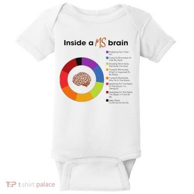 Inside A Ms Brain Multiple Sclerosis Awareness Baby Bodysuit