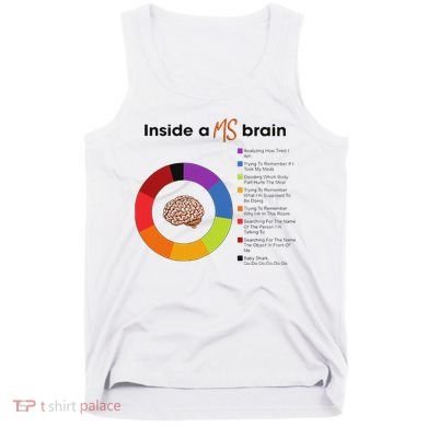 Inside A Ms Brain Multiple Sclerosis Awareness Tank Top