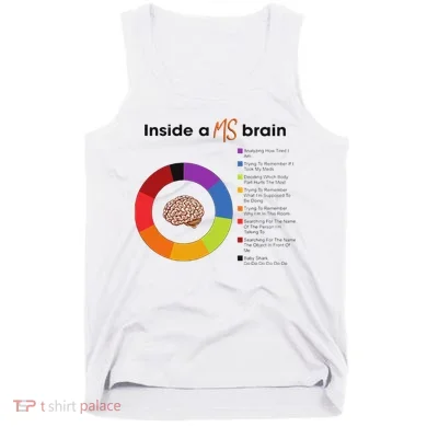 Inside A Ms Brain Multiple Sclerosis Awareness Tank Top