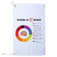 Inside A Ms Brain Multiple Sclerosis Awareness Golf Towel thumb 0