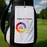 Inside A Ms Brain Multiple Sclerosis Awareness Golf Towel thumb 2