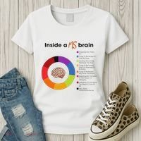 Inside A Ms Brain Multiple Sclerosis Awareness Women's T-Shirt thumb 3