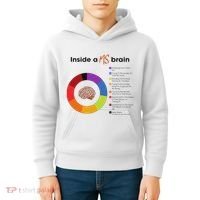 Inside A Ms Brain Multiple Sclerosis Awareness Kids Hoodie thumb 4