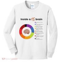 Inside A Ms Brain Multiple Sclerosis Awareness Kids Long Sleeve Shirt thumb 0