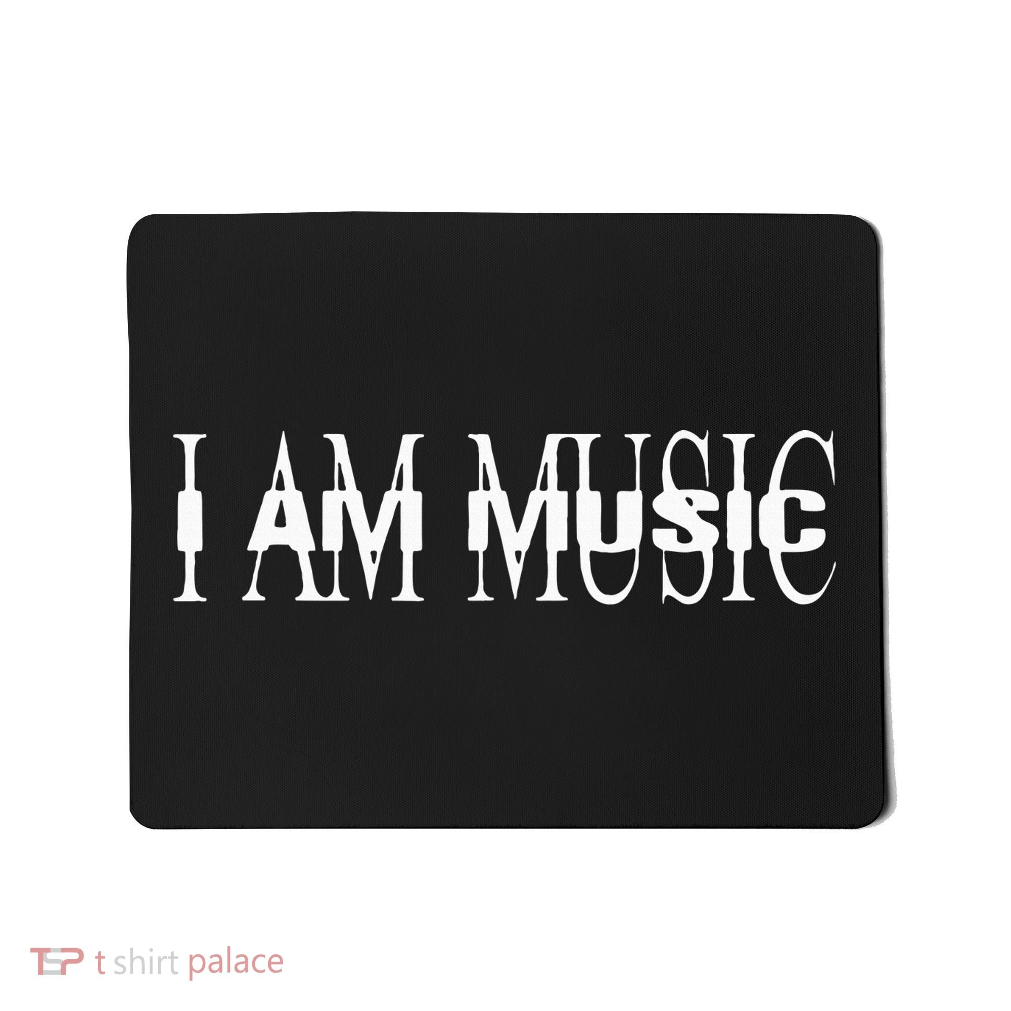 I Am Music Rap Trap Hip Hop Rage Mousepad