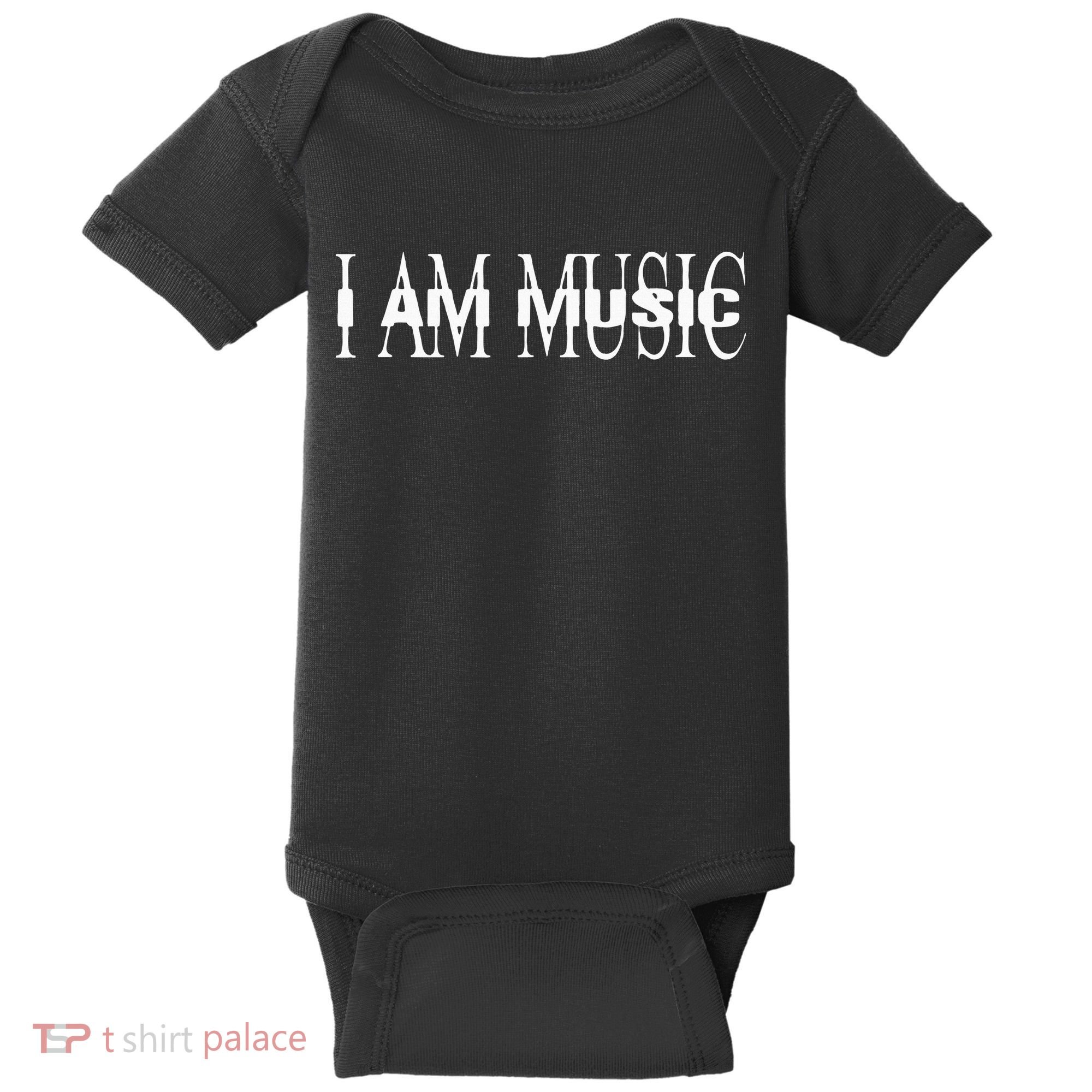 I Am Music Rap Trap Hip Hop Rage Baby Bodysuit