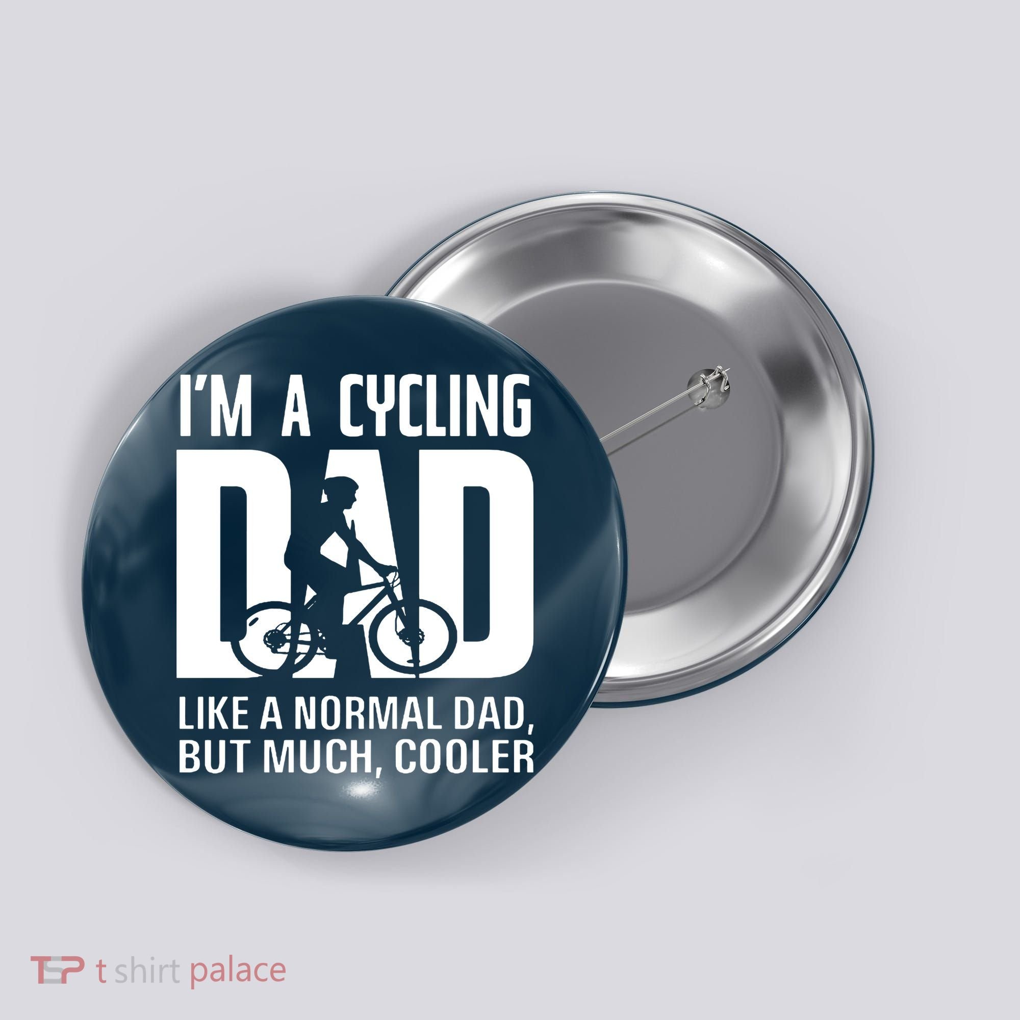 I'm A Mens Bike Cycling Button