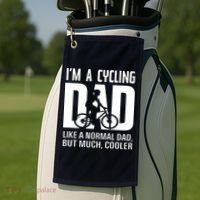 I'm A Mens Bike Cycling Golf Towel thumb 2
