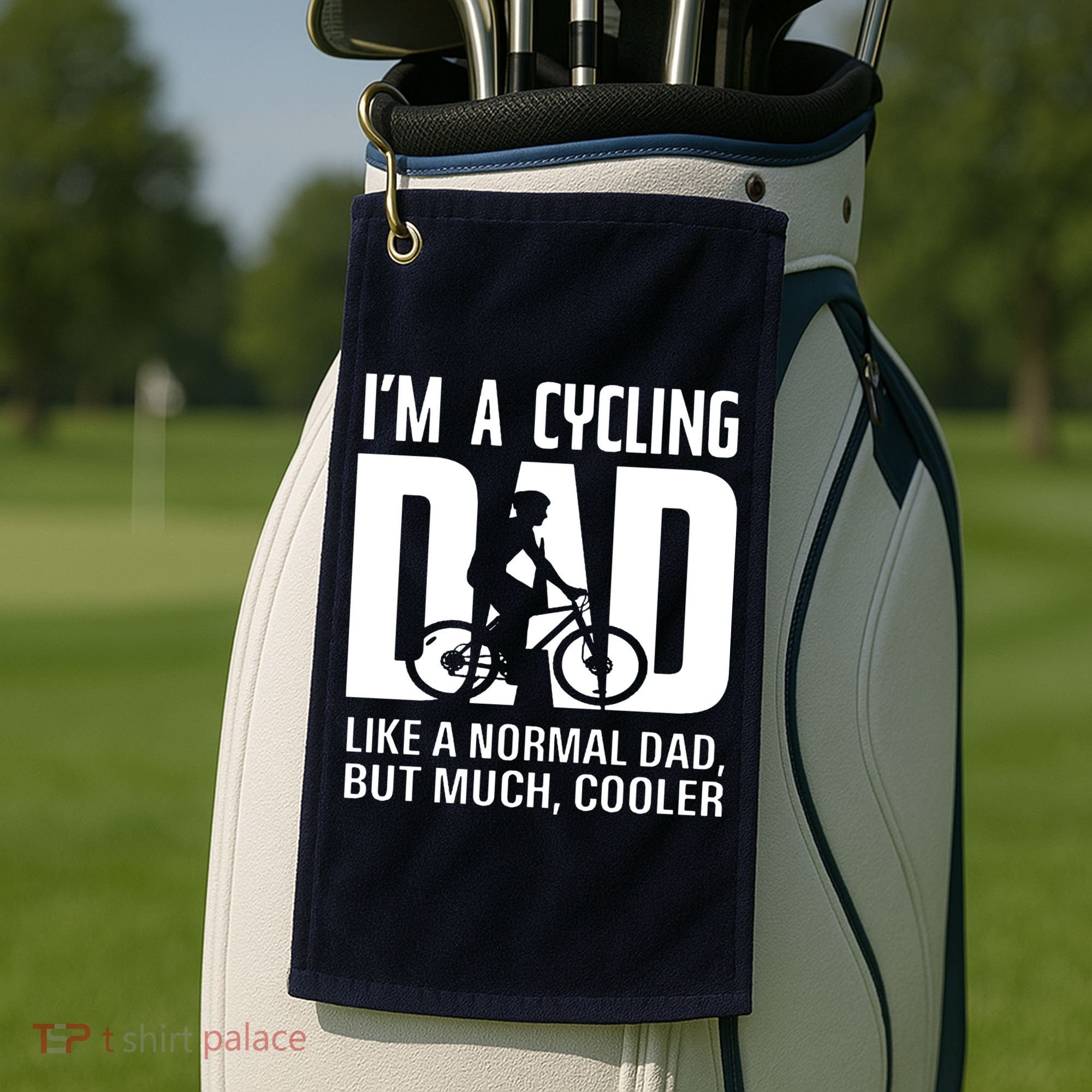 I'm A Mens Bike Cycling Golf Towel