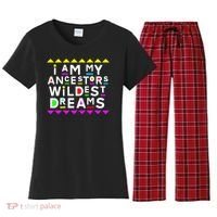 I Am My Ancestors Wildest Dreams Women's Flannel Pajama Set thumb 0