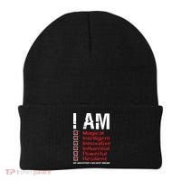 I Am My Ancestors Wildest Dreams Cool Black History Gift Meaningful Gift Beanie thumb 0