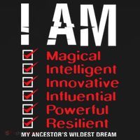 I Am My Ancestors Wildest Dreams Cool Black History Gift Meaningful Gift Women's Hoodie thumb 2
