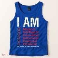 I Am My Ancestors Wildest Dreams Cool Black History Gift Meaningful Gift Tank Top thumb 2