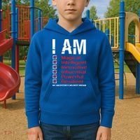 I Am My Ancestors Wildest Dreams Cool Black History Gift Meaningful Gift Kids Hoodie thumb 2