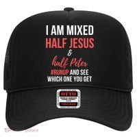 I Am Mixed Half Jesus And Half Peter #Runup And See Gift Hat thumb 0
