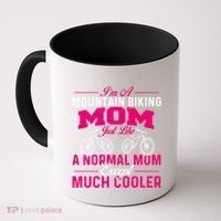 IM A Mountain Biking Mom Cyclist Cycling Coach Bicycle Gift Coffee Mug thumb 0