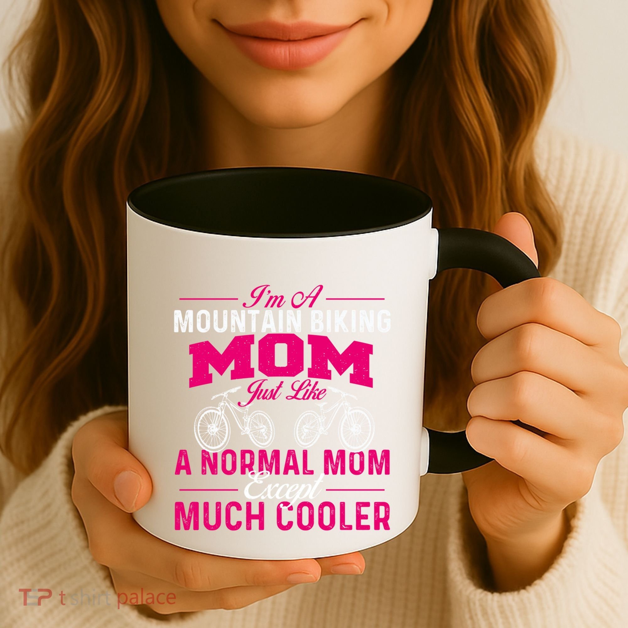 IM A Mountain Biking Mom Cyclist Cycling Coach Bicycle Gift Coffee Mug