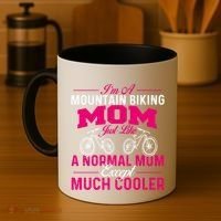 IM A Mountain Biking Mom Cyclist Cycling Coach Bicycle Gift Coffee Mug thumb 4