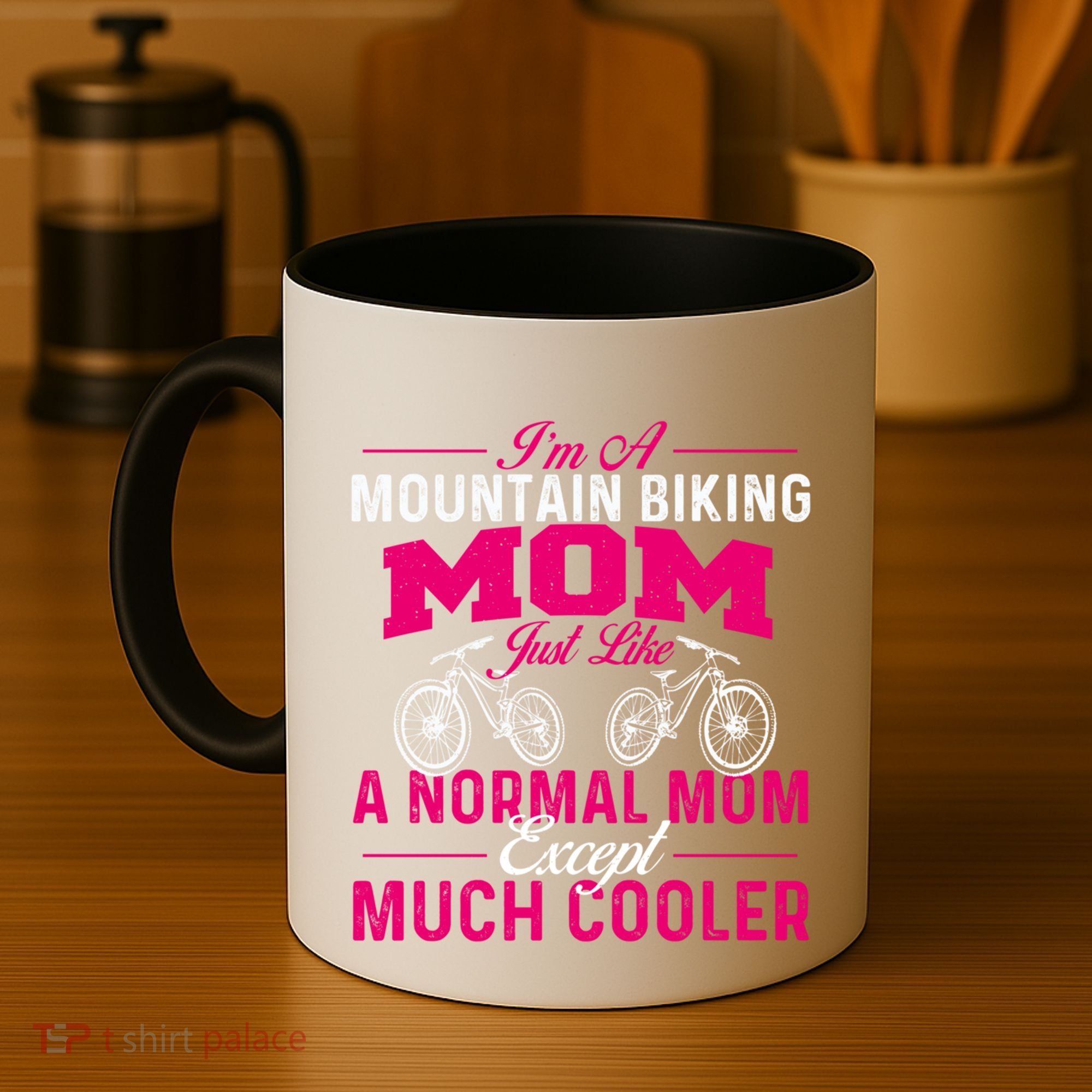 IM A Mountain Biking Mom Cyclist Cycling Coach Bicycle Gift Coffee Mug