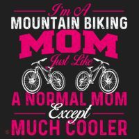 IM A Mountain Biking Mom Cyclist Cycling Coach Bicycle Gift Beanie thumb 2