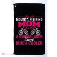 IM A Mountain Biking Mom Cyclist Cycling Coach Bicycle Gift Golf Towel thumb 0