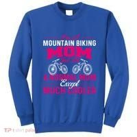 IM A Mountain Biking Mom Cyclist Cycling Coach Bicycle Gift Sweatshirt thumb 0