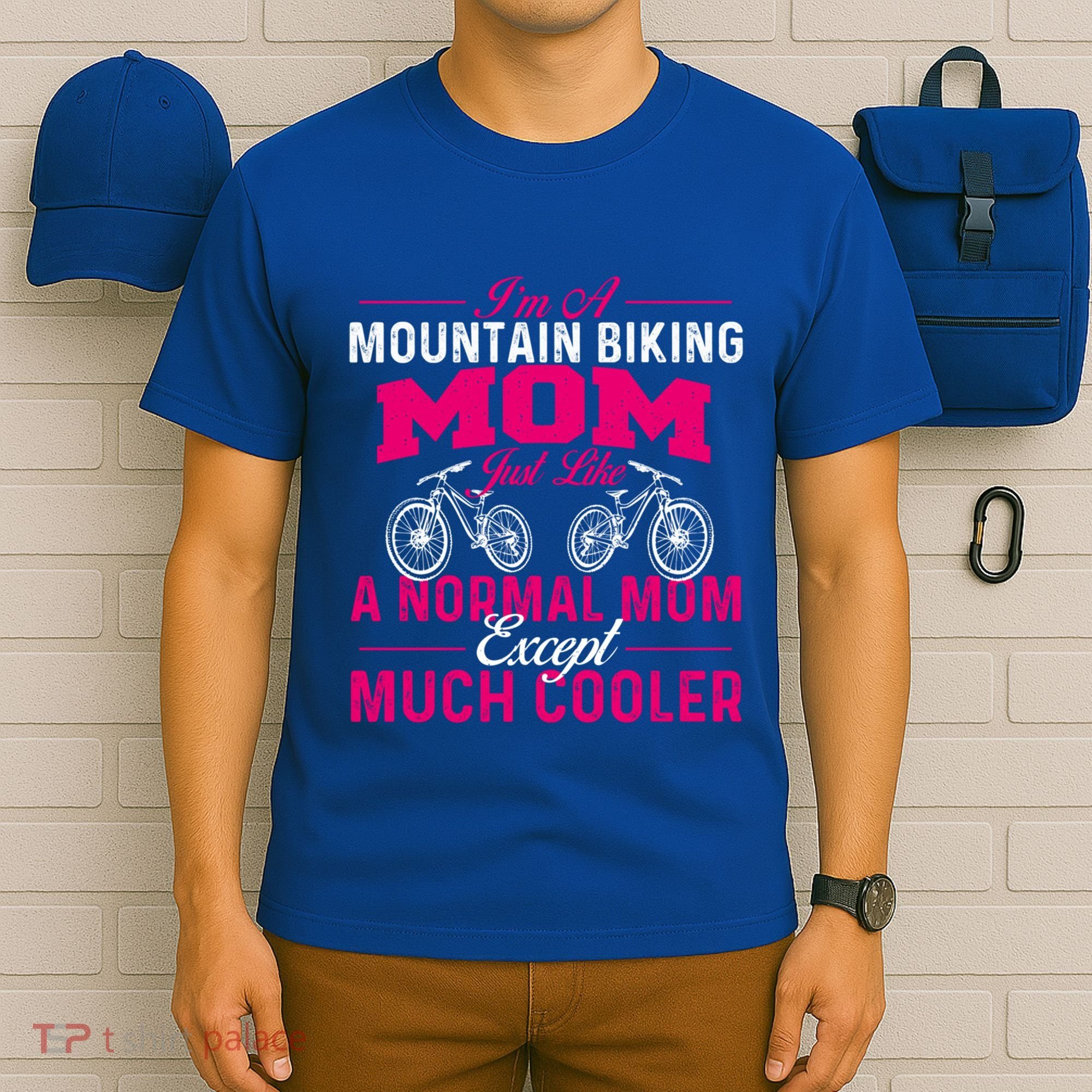 IM A Mountain Biking Mom Cyclist Cycling Coach Bicycle Gift T-Shirt